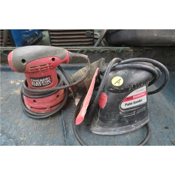 2-Chicago Electric Drill Master Palm Sander - 2 X $