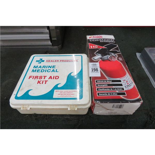 Marine First Aid Kit & Fire Extinguisher