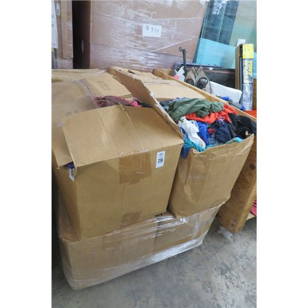 Pallet Lot of Shop Rags (Cut Up T-Shirts)