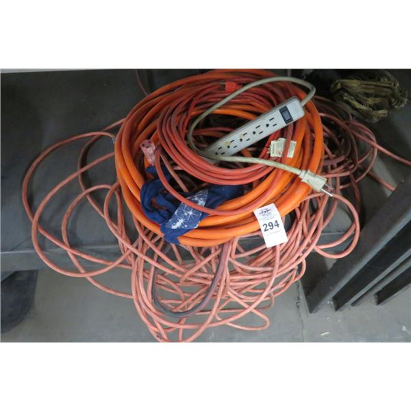 Lot of Extension Cord & Air Hose