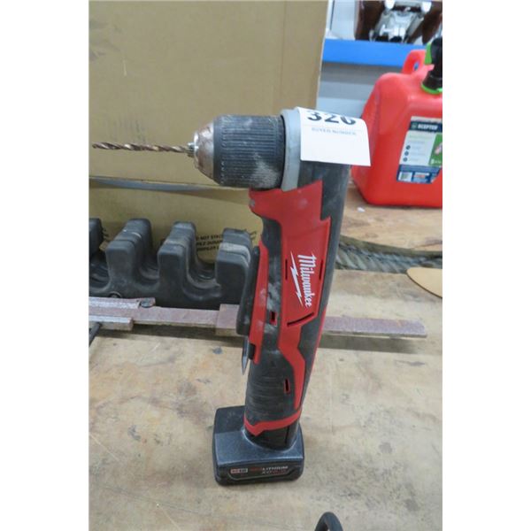 Milwaukee Cordless Right Angle Drill (No Charger)