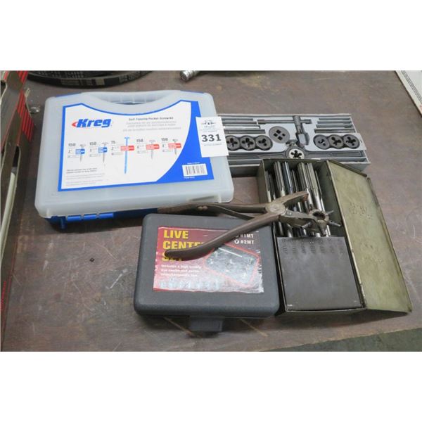 Self Tapping Pocket Screw Kit, Threading Tool & Bit Set