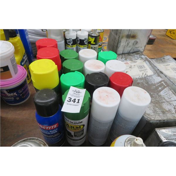 Lot of Aerosol Paint