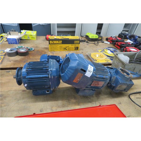 Electric Motors (3) + Gear Reducers