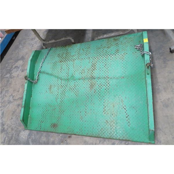 5' Diamond Plate Heavy Duty Dock Plate