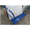 Image 1 : Blue 6' Flatbed Warehouse Cart