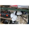 Image 1 : Shelf Lot of Hard Hats & Toolbox