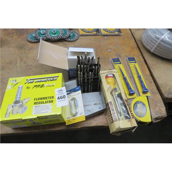 Regulator, Scratch Awls, Drill Index, Soap Stone