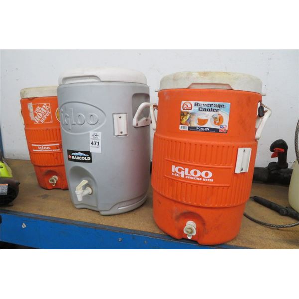 3-Water Jug Coolers - 3 X $