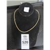 Image 1 : Gold Plate Rope Necklace