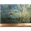 Image 3 : Large Framed Oil On Canvas "Mountain Lake" Signed K. Corenzo