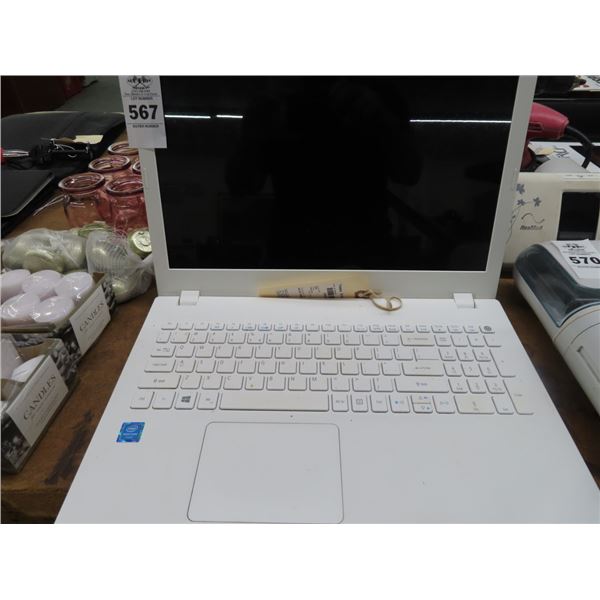 Acer White Laptop Computer