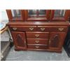 Image 3 : Mahogany China Hutch