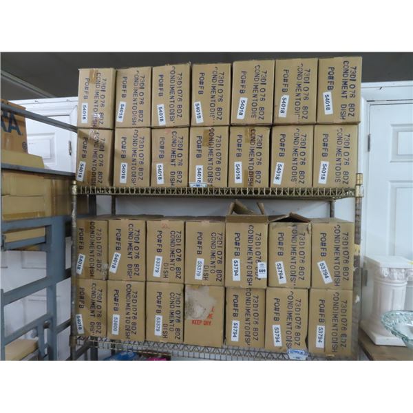 28-Case of 8002 Condiment Dishes - 28 X $