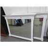 Image 1 : 2-White Framed Mirrors - 2 X $