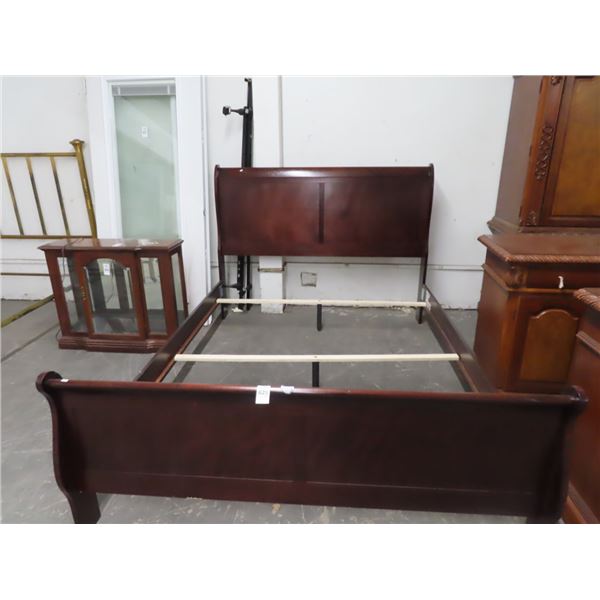 Mahogany Sleigh Bed