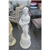 Greek Women Statuary w/Pedestal - Concrete