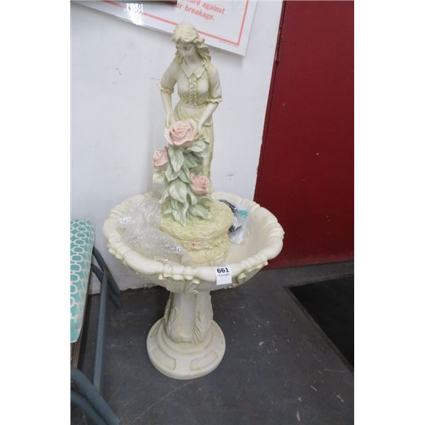 Resin Floral/Women Fountain