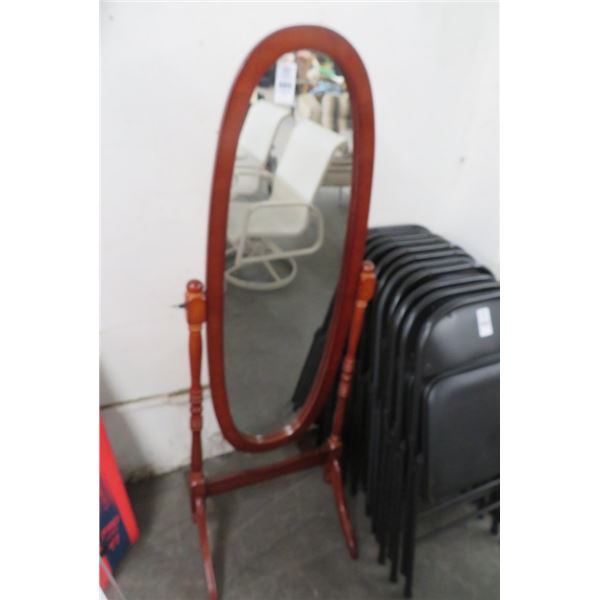 Cherry Oval Full Length Mirror - No Shipping