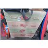 Image 1 : Floral Printed 4-Drawer Dresser