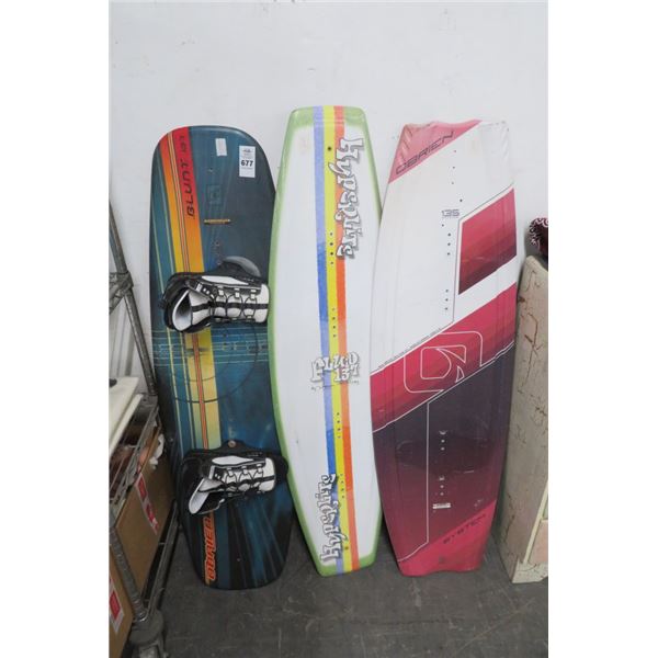 3-Wakeboards - 3 X $