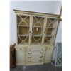 Image 1 : Distressed Wood China Hutch
