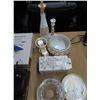 Image 2 : Crystal Bowl/Gold On Glass Decanter/Bowl/Painted