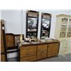 Image 3 : Asian Motif Mirror Dresser & Armoire