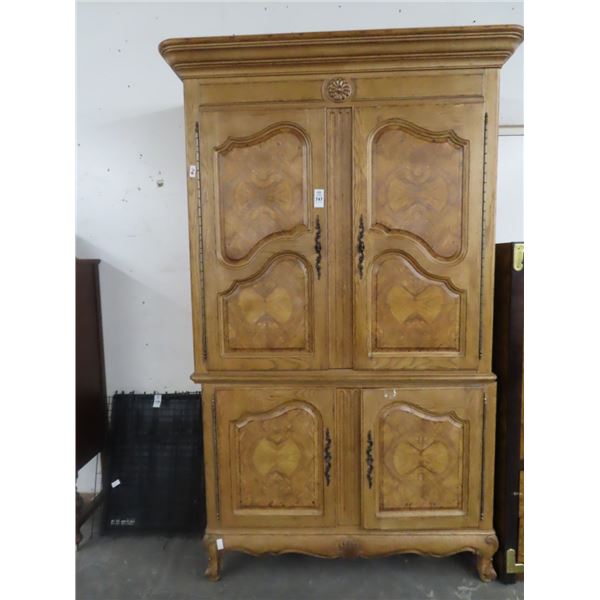 Burled Oak Armoire