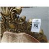 Image 2 : Carved Wood Button Tufted Settee