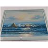 Image 2 : 2-Pair of Framed Oil On Canvas Beach Scene - 2 X $