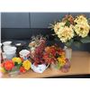 Image 1 : Lot of Painted Vases & Picture Frames