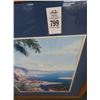 Image 2 : Framed Waterfront Print - 31" x 25"