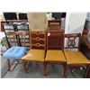 Image 1 : 4-Oak Side Chairs - 4 X $