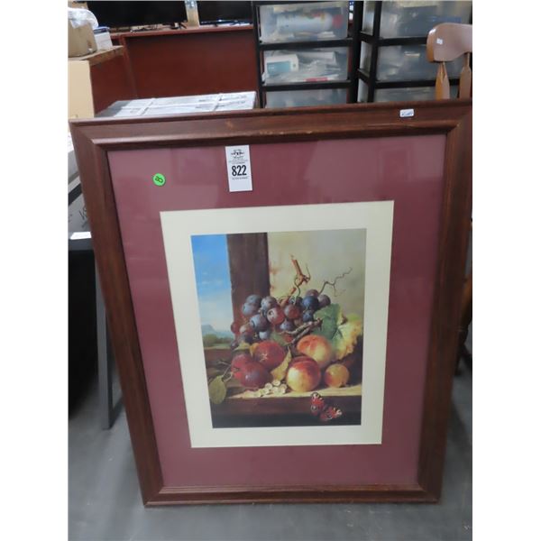 Framed Still Life Floral Print - 26" x 32"