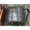 Image 2 : Brown Leather Ottoman