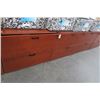 Image 1 : 4-Mahogany 2 Drawer Lateral File Cabinet - 4 X $