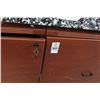 Image 2 : 4-Mahogany 2 Drawer Lateral File Cabinet - 4 X $