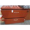 Image 1 : Mahogany 2 Drawer Lateral File Cabinet