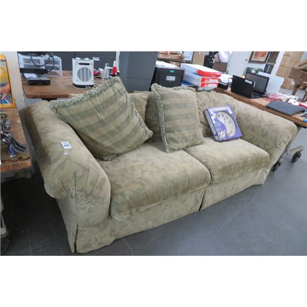 Green Fabric Sofa