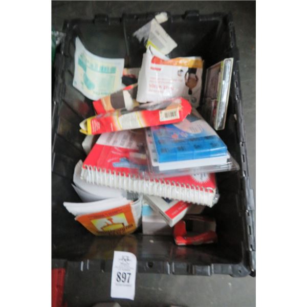 Tub Lot of Knee Stabilizers, Manuals & Heat Wraps