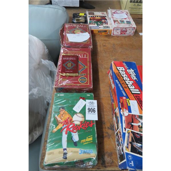 6-Box of Baseball Trading Cards - 6 X $