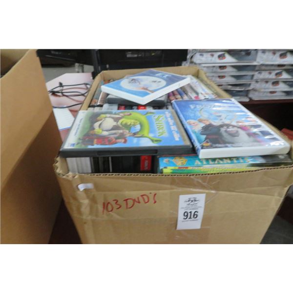 Box of DVD's