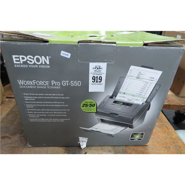 Epson Pro 6T-550 Document Image Scanner