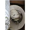 Image 2 : Box Lot of Extension Cords & Lamp