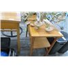 Image 2 : Oak Side Table & Desk