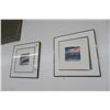 Image 1 : Framed Signed & Numbered Water Color (2) 23" x 23"