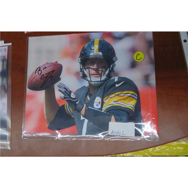 Ben Roethlisberger Autographed Photo w/COA