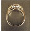 Image 3 : A PLATINUM, DIAMOND AND YELLOW SAPPHIRE RING