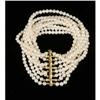 Image 1 : A NINE-STRAND PEARL BRACELET